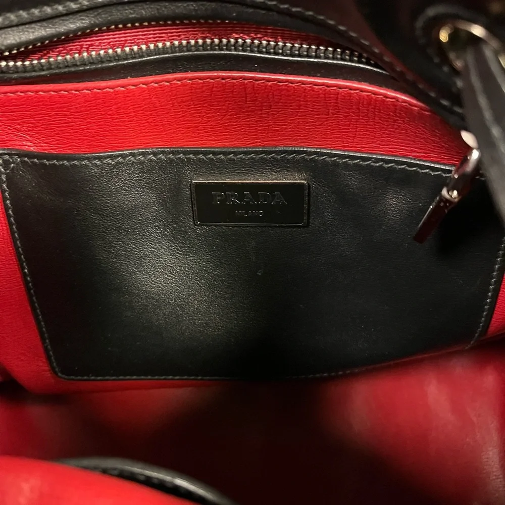 Prada Studded Calf Bucket Bag - Picture 13 of 16